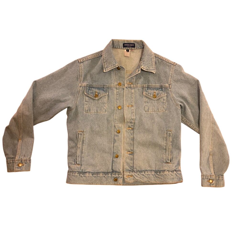 American Apparel Vintage Denim Jacket in Excellent Condition - Picture 4 of 6